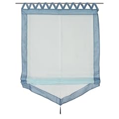 Home Fashion 89240-106 Raffrollo mit Kreuzschlaufen Uni / Voile 170 x 100 cm