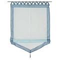 Home Fashion 89240-106 Raffrollo mit Kreuzschlaufen Uni / Voile 170 x 100 cm