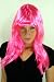 Perücke Faschingsperücke ROSA Pink Lang Cosplay Wig NEU