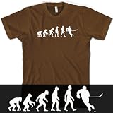 Evolution of Man - Mens Ice Hockey T shirt - 7 Colours