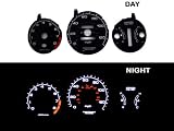 1996-2000 Honda Civic Automatic Transmission with RPM Black Indiglo Glow Gauge 96 97 98 99 00