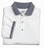 Gildan Ultra Cotton Pique Knit Sport Shirt with Jacquard Trim
