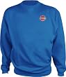 Detroit Pistons adidas Official Logo Crewneck Sweatshirt