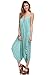 Solid Color Ladies Spaghetti Strap Loose Fit Harem Jumper Multi Color Available