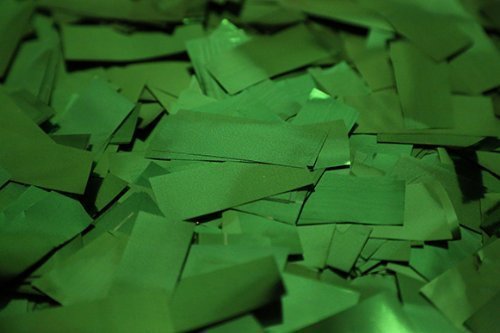 Green Metallic Confetti