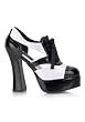 Women's Saddle Shoe-Style Laced Platform With 5 Inch Heel