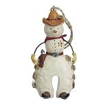 Western Cowboy Snowman Christmas Ornament #918036
