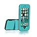 Iphone 6 Plus Waterproof Case, Caka Full-Body Underwater Waterproof Shockproof Dirtproof Durable Full Sealed Protection Case Cover With Kickstand For Apple Iphone 6 Plus 5.5 Inch Case (Teal)