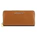 Michael Kors Women's Bedford Leather Zip Around Leather Wallet Baguette
