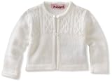 Pink Angel Baby-girls Newborn Long Sleeve Stitched Sweater, White, 6-9 Months