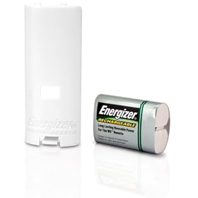 Wii Remote Energizer Power & Play Battery Pack and Cover