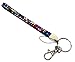 Womdee(TM) Fashion Rhinestone Crystal Bling Wrist Strap Key Chain-Multicolor With Womdee Accessory
