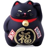 1 X Happy Cat, Maneki Neko Blk