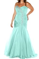 Mermaid Lace Sweetheart Chiffon Prom Dress 