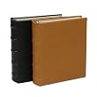 Genuine Leather Window Frames Small Album, Holds 24 4" x 6" Prints, 7" x 7-3/4"