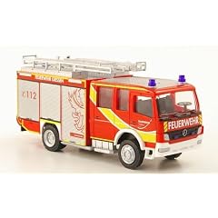 Mercedes Atego HLF 20/16 Schlingmann, Feuerwehr Gie�en, Modellauto, Fertigmodell, Rietze 1:87