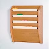 Four Pocket Legal Size File Holder Finish: Medium Oak