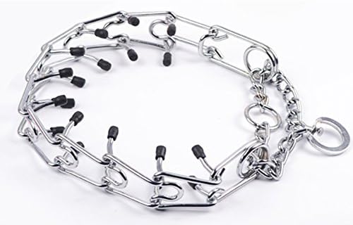 Dog Training Obedience Choke Chain Spike Collar Pet Supply 4 mm/3.5 mm Diameter Strong Metal Wire Collars