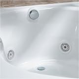 Jacuzzi DA34827 Rotary PVC Drain Kit, Chrome