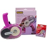 Scotch Acid Free Advanced Tape Glider, Pink Applicator with 2 Rolls of 1/4-Inch Tape (085)