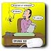 Londons Times Funny Bugs and Slugs Cartoons - Black Widow Singles - Mouse Pads