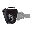 DURAGADGET Protective Storage Case For Panasonic DMC-FZ45, LUMIX DMC-G3 With "Space Hive" Motif
