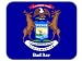 US State Flag - Bad Axe, Michigan (MI) Mouse Pad