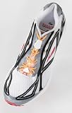 Yankz - Fluorescent Orange Laces, White Buckle