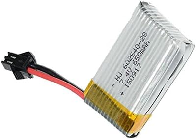 Gtree 650mah Battery 7.4v For Jjrc H8d Drone Pack Of 4
