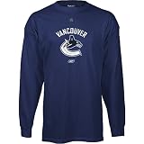 Reebok Vancouver Canucks Primary Logo Long Sleeve T-shirt