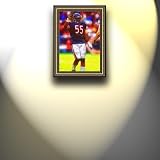 Completely Handpainted American Football Sport Painting, Custom Order FL2595, Oil on Canvas, with Option to Paint Jerry, Brett & Co. from Any Other Favorite Photograph or Picture, Unframed, Size 22'' x 32" inches