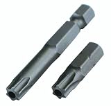 Wiha 70128 Torx Bits, Tamper Resistant, T8s x 25mm, 10 Pc Pack