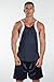 Mens Athletic Dri-fit Two-tone Stringer Tank Top By Pitbull