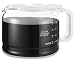 Medelco 12 Cup Glass Pause & Serve Universal Replacement Carafe - White