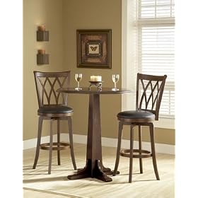 Round Pub Table With Mansfield Swivel Bar Stools by 
