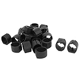 uxcell　チェアフットキャップ　ブロイヤー　フロアレール　シングルプロング　U字型　32mm直径　24個入り