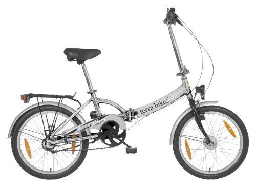 terrabikes Faltrad, 3 Gang, silber, 50,8 cm (20 Zoll), 84033