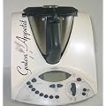 Aufkleber f�r Thermomix TM31 Guten Appetit mit Besteck L