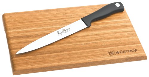 Emerilware by Wuesthof 8-Inch Carving Knife and Bamboo Cutting Board Set