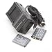 2Pcs Battery+Charger for Olympus D-630 Zoom FE-150 FE-160 FE-190 FE-20 FE-220 FE-230 FE-240 FE-250 FE-280 FE-290 FE-300 FE-3000 FE-3010 FE-320 FE-330 FE-340 FE-350 FE-360 FE-4000