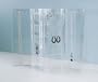 Clear Acrylic Earring & Necklace Keeper Folded Jewelry Organizer (13"H x 17.5"W x 0.5"D)