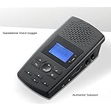 BlackOpsTM SD Digital Phone Recorder w/ Phone Call Data Software: Digital desktop recorder records phone calls and stores voice and call data to a SD card.