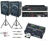 Numark and RCL Complete DJ & Disco Equipment Package, Plug & Play