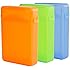 iKross 3 Colors Package - 3.5 Inch IDE/SATA HDD Storage Protection Boxes - Orange,Green and Blue