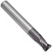 YG-1 EM636 Carbide Corner Radius End Mills, Inch, Stub Length, Uncoated (Bright) Finish, 30 Degree Helix, For Use With Steel/Steel Alloys