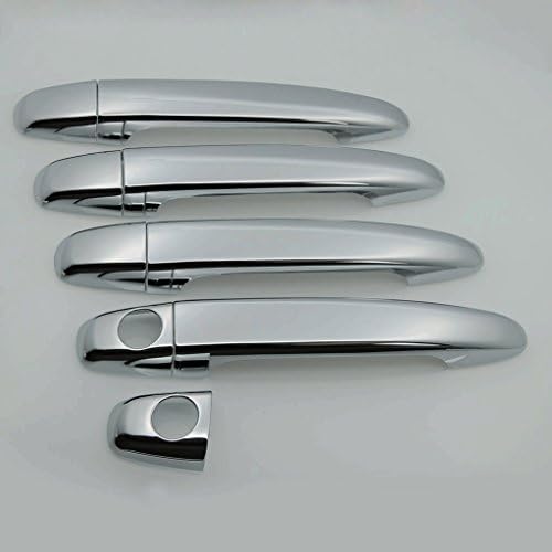 Chrome Door Handle Covers for 05-15 Toyota Tacoma+03-09 4Runner+07-11 Camry+08-13 Highlander+03-09 Lexus GX 470+04-09 RX 330 / RX350 / E4004+05-12 Avalon+04-10 Sienna