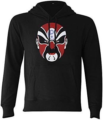 HuaT Peking Opera Mask Men's Classic Hoodie (USA Size)