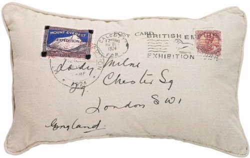 Rectangular Stamp Pillow, 11Hx21W, NATURAL