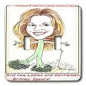 Londons Times Funny Panel Hollywood Cartoons - Britney Spears - Light Switch Covers - double toggle switch