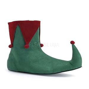 Funtasma by Pleaser Men's Halloween Elf-15,Green,XL